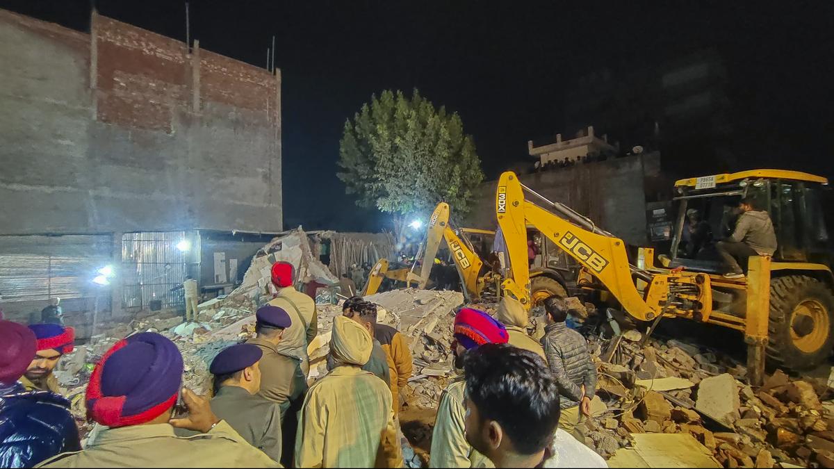 Mohali Building Collapsed